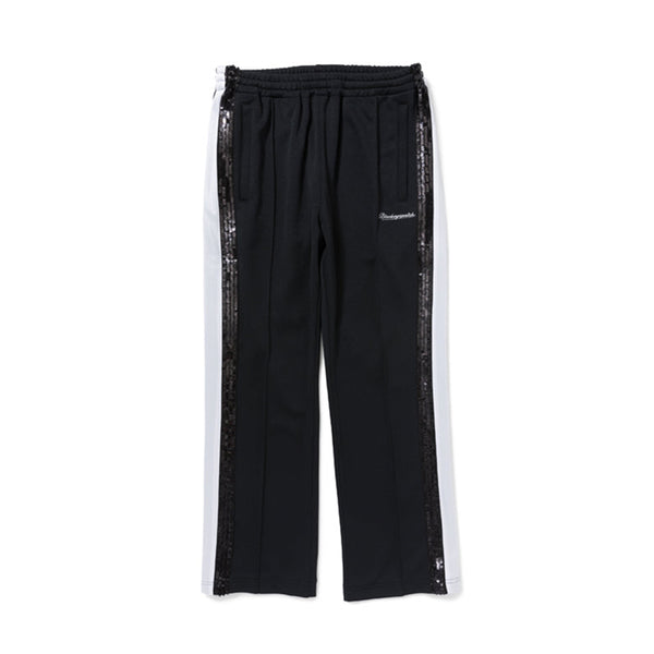 SPANGLED JERSEY PANTS BLACK
