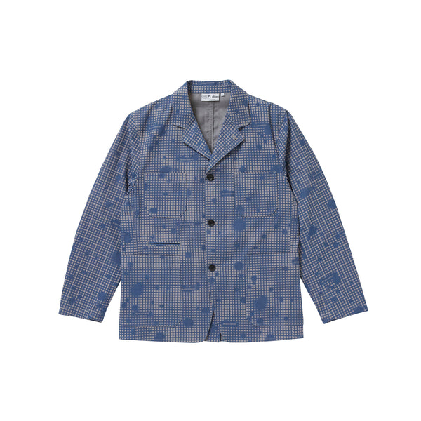 SPRAY NIGHT CAMO TAILORED JACKET, NAVY