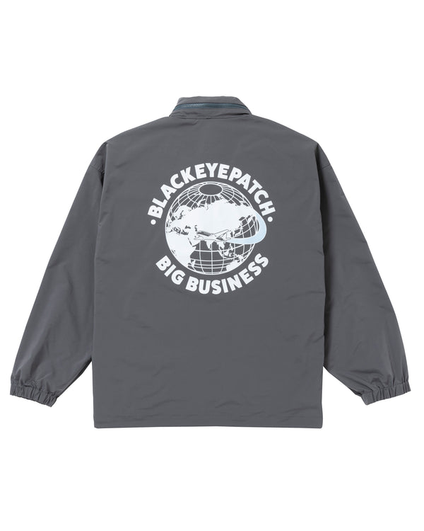 BIG BUSINESS NYLON ANORAK CHARCOAL