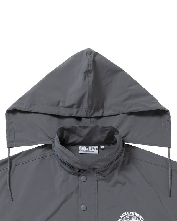 BIG BUSINESS NYLON ANORAK CHARCOAL
