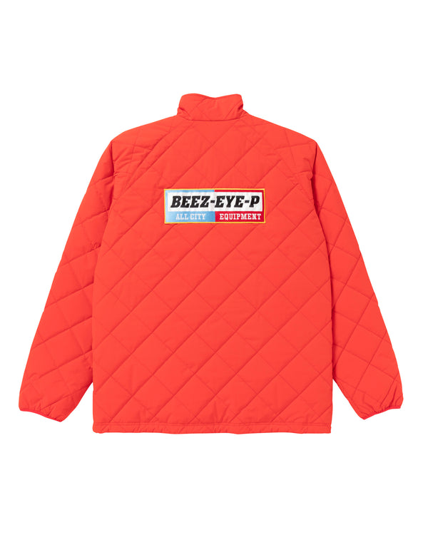 BEEZ-EYE-P ALL CITY EQUIPMENT QUILTING JACKET RED