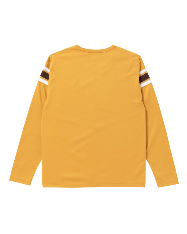 ALL CITY FOOTBALL HEAVY-WEIGHT TEE MUSTARD