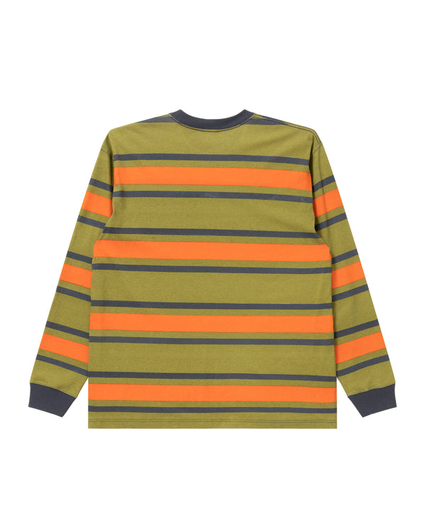 SIZE LABEL BORDER L/S TEE GREEN