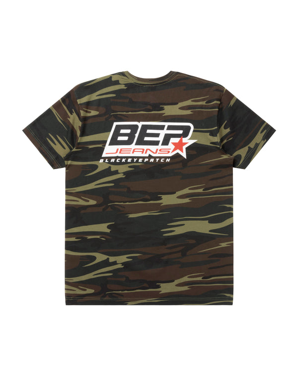 BEP Jeans Camouflage Tee Wood Land