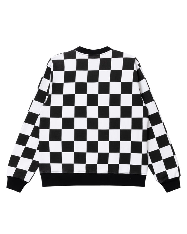 CHECKERED RACING SWEAT CARDIGAN MULTI