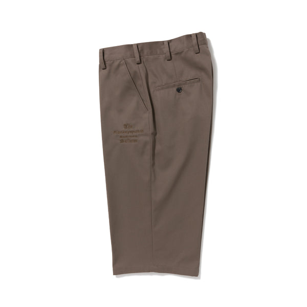 TAILORED CROPPED PANTS, manufactured by sulvam, BROWN.