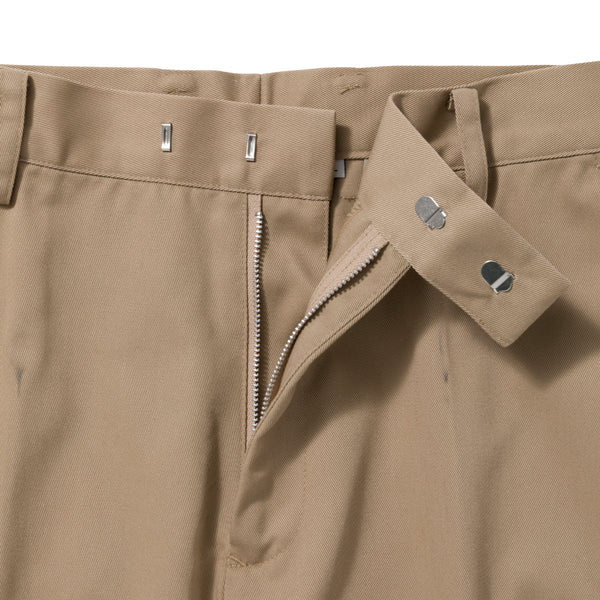 TAILORED CROPPED PANTS, manufactured by sulvam, BEIGE color.