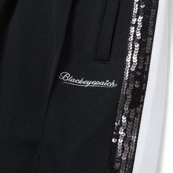 SPANGLED JERSEY PANTS BLACK