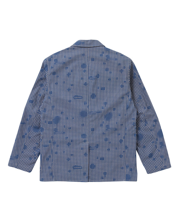 SPRAY NIGHT CAMO TAILORED JACKET, NAVY