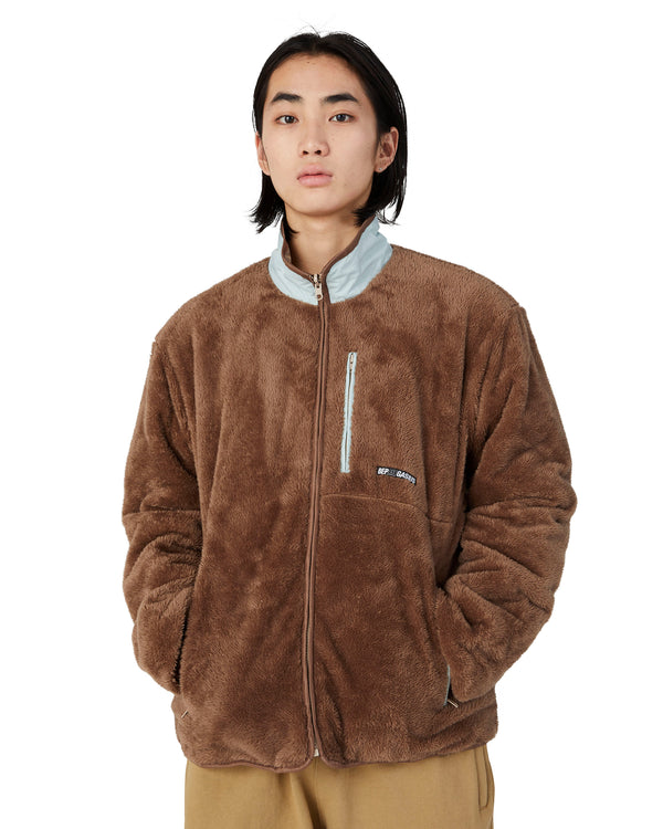 GASIUS REVERSIBLE FLEECE JACKET BEIGE / BEIGE