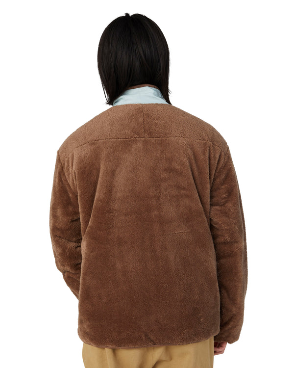 GASIUS REVERSIBLE FLEECE JACKET BEIGE / BEIGE