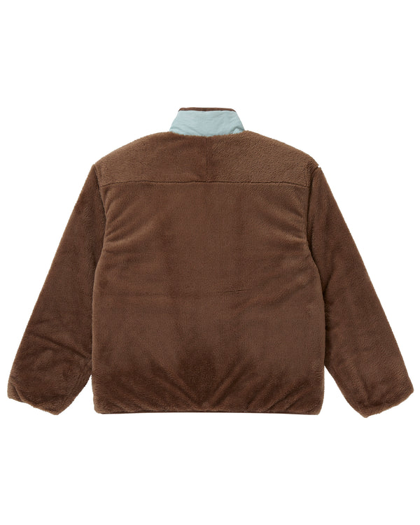GASIUS REVERSIBLE FLEECE JACKET BEIGE / BEIGE
