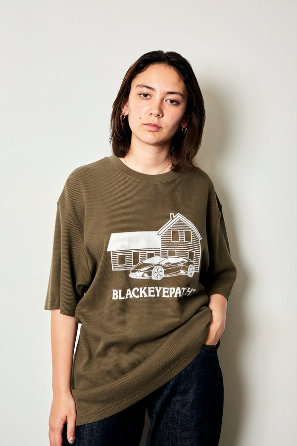 SECOND HOUSE THERMAL TEE OLIVE