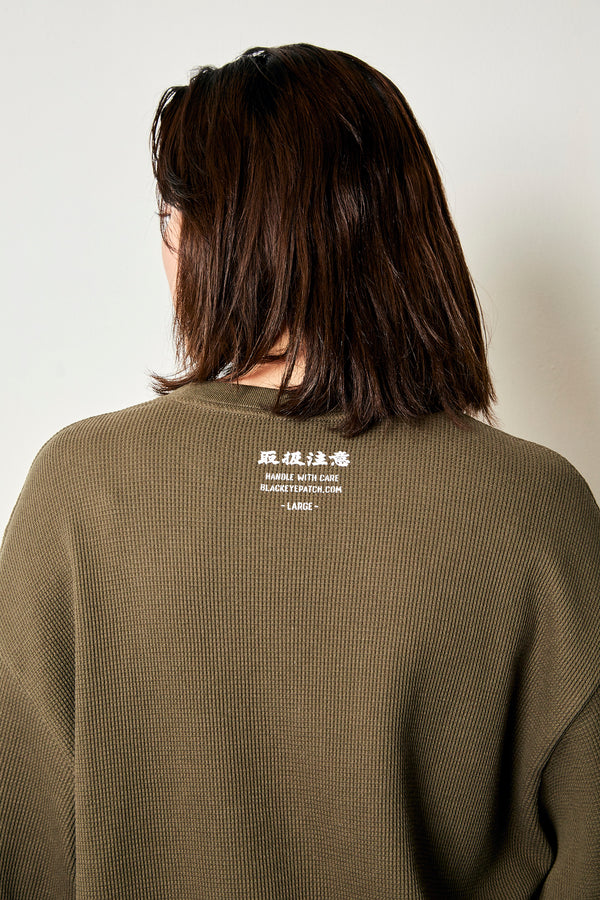 SECOND HOUSE THERMAL TEE OLIVE