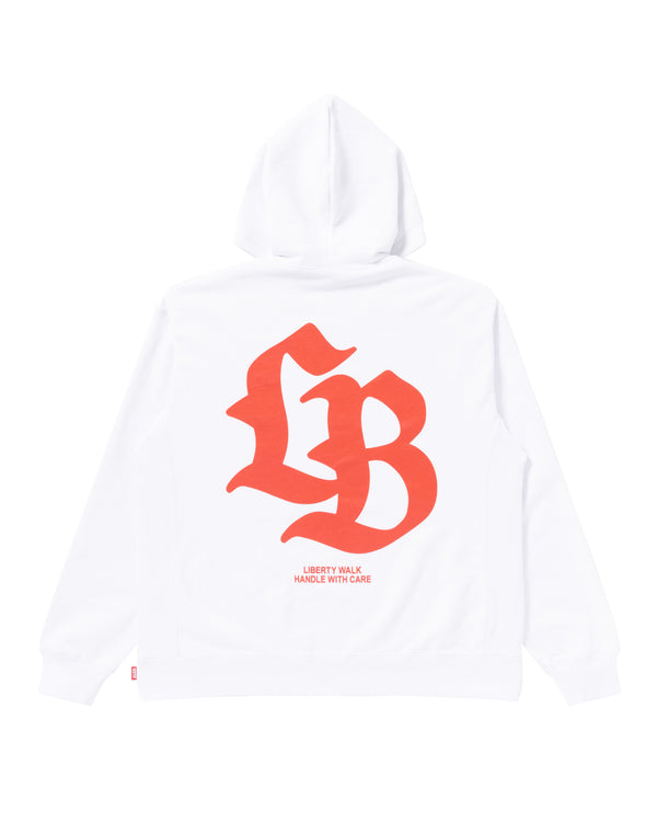 BlackEyePatch x LBWK HOODIE WHITE