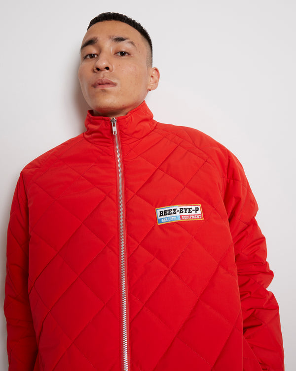 BEEZ-EYE-P ALL CITY EQUIPMENT QUILTING JACKET RED